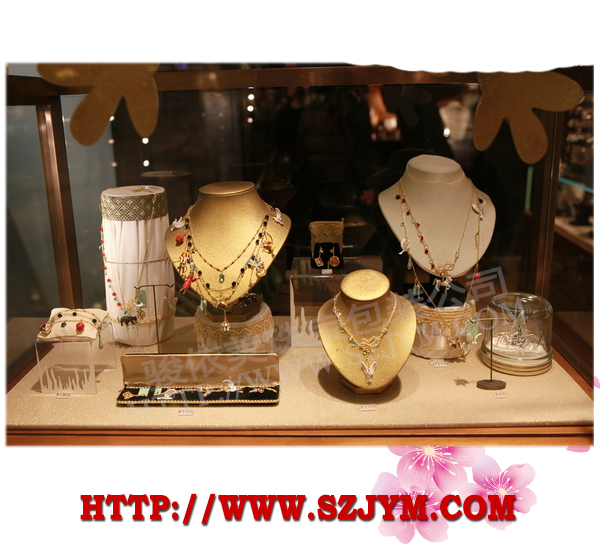 鉑金櫥窗03道具，珠寶道具